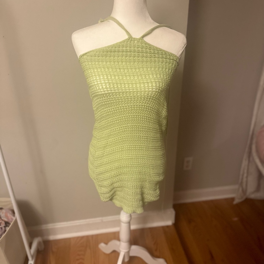 Missguided see through green cover up!